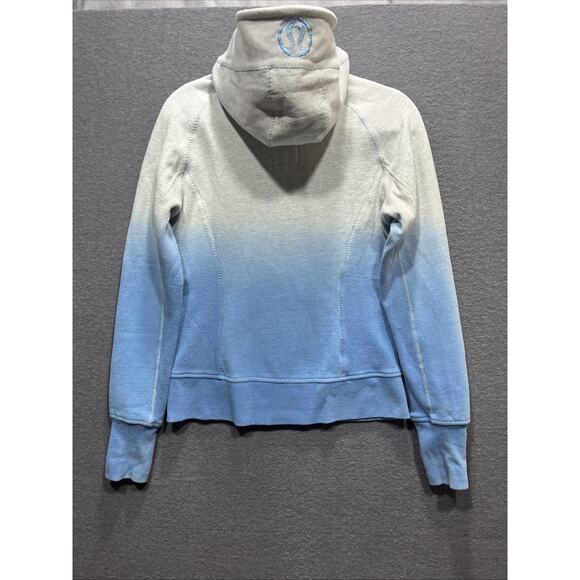 Lululemon Special Edition Ombré Hoodie Blue Womens Size 8 - Picture 2 of 12